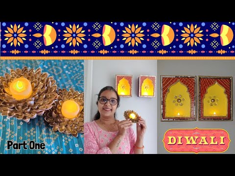 Waste Material DIY to save you from Expensive Diwali Decor || Affordable Jharokha/ CandleDecor