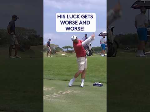 UNLUCKIEST golf hole, EVER?! 👀