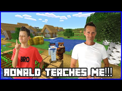 Ronald Teaches me Minecraft in His Realm!