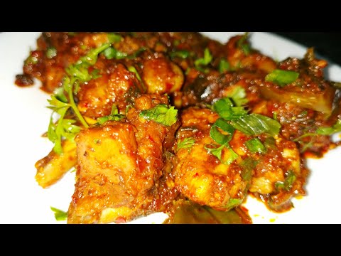 Spring Onion Chicken | Chicken Curry Recipe Indian | Chicken Fry Recipe | Telangana Ruchulu