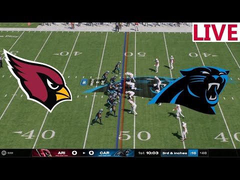 🔴LIVE 🔴Arizona Cardinals VS Carolina Panthers/ NFL Envivo /NFL Madden NFL 25