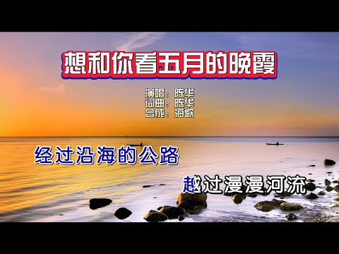 陈华《想和你看五月的晚霞》KTV 导唱字幕 （备有伴奏视频）