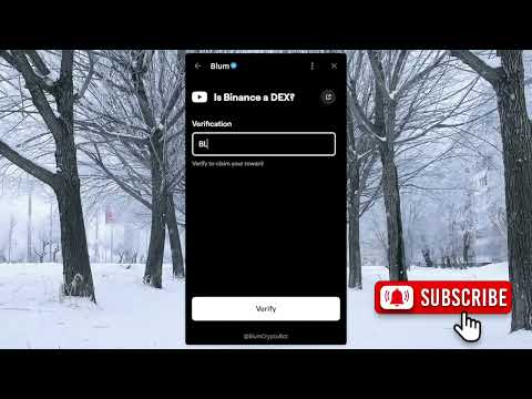 Is Binance A Dex Blum Video Code Today | Is Binance A Dex Blum Today Verification Keyword Today