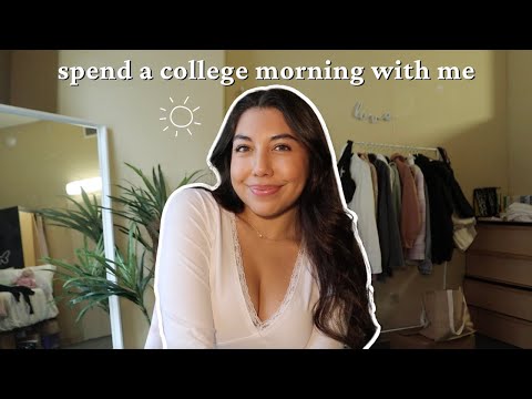 spend the morning with me | gym, trader joes, grwm for class