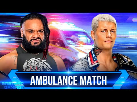 WWE 2K24 | Ambulance Match - Jacob Fatu VS Cody Rhodes | Survivor Series