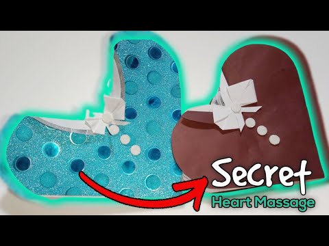 Secret heart Massage || Paper Art || paper creativity || yee kya😱