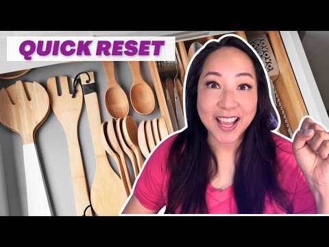 5 Quick Things to Reclaim Your Messy Kitchen Drawer | VLOGmas 2024 Day 9