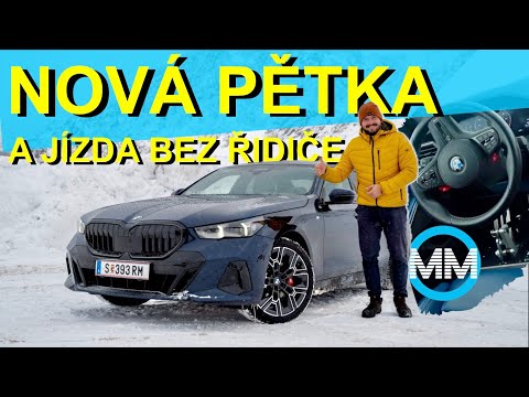 BMW 520d | BMW i5 M60 | 😮 DĚSIVÁ JÍZDA BEZ ŘIDIČE NA SNĚHU! 🔥 A PRVNÍ SVEZENÍ V NOVINCE