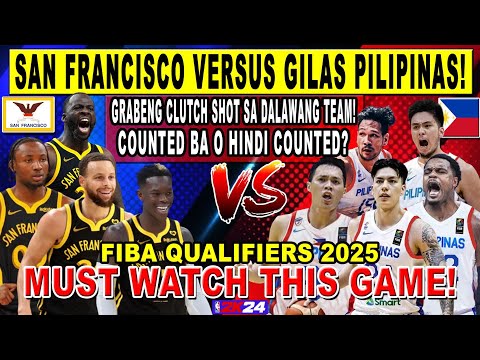 GILAS PILIPINAS vs SAN FRANCISCO - Grabeng Laban to! Confidential Buzzer-Beater Shot!