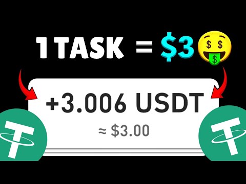 1 Task l = $3 USDT 🤑. ◾ Claim USDT Instantly Now 📥 ◾ Payment Proof ✅