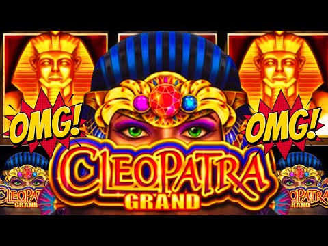 ★BIG WIN!★ 5 WILDS X8!!! NEW CLEOPATRA GRAND Slot Machine (IGT)