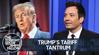 Trump's 25% Tariffs Cause Widespread Consumer Panic | The Tonight Show Starring Jimmy Fallon