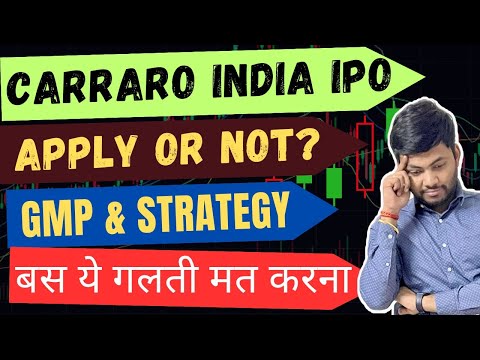 Carraro India IPO Strategy🔥| Apply or Not? | Grey Market Activity | Latest IPO GMP