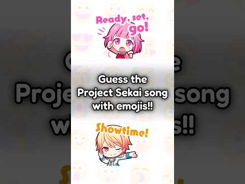 Guess the song WITH EMOJIS?! 🧐✏️ #projectsekai