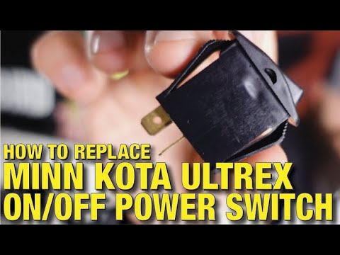 Minn Kota Ultrex On/Off Power Switch Replacement | Trolling Motor Repair