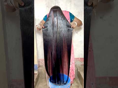 Smooth & shiny long hair💆🏻‍♀️ #shorts #youtubeshorts #trending #hairstyle #haircare #hairwash #yt