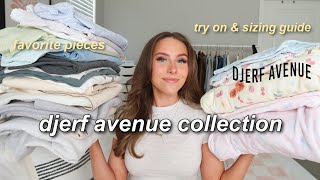 MY DJERF AVENUE COLLECTION | try on & sizing guide, my favorite pieces, review, + is it worth it?