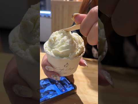 Ice Cream at Cafe Usagi TOKYO in Somerset 111  #japanesedessert #icecream  #singapore