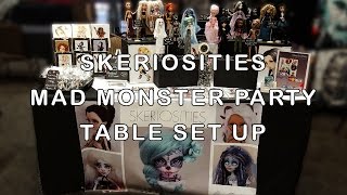 Skeriosities Mad Monster Party Convention Table Set-Up