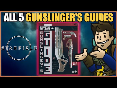 ALL 5 GUNSLINGER'S GUIDE Book/Magazine Locations | STARFIELD