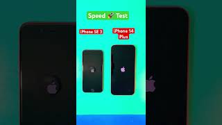 iPhone SE 3 vs iPhone 14 Plus #speed #test #iphonese3 #iphone14plus