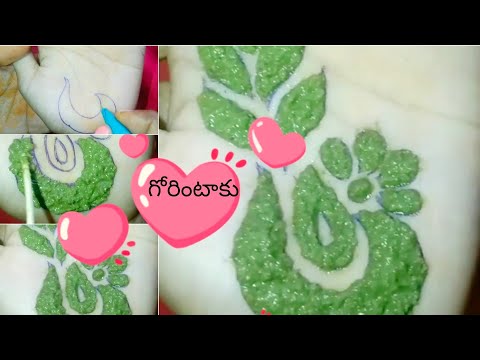 How To Draw natural mehndi || Simple Gorintaku Designs🍃 || Latest simple Mehndi Designs 2024 ||