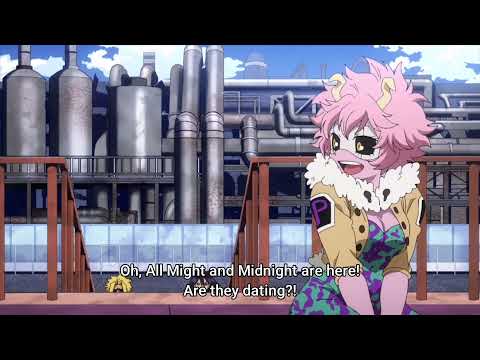 Ashido saying All Might and Midnight are dating‼️| My Hero Academia Season 5