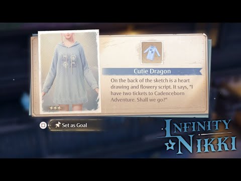 Cutie Dragon Top Sketch Location | Infinity Nikki