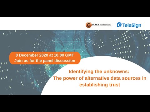 Identifying the unknowns: The power of alternative data sources in establishing trust