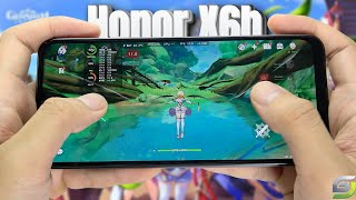 Honor X6b test game Genhshin Impact | Helio G85