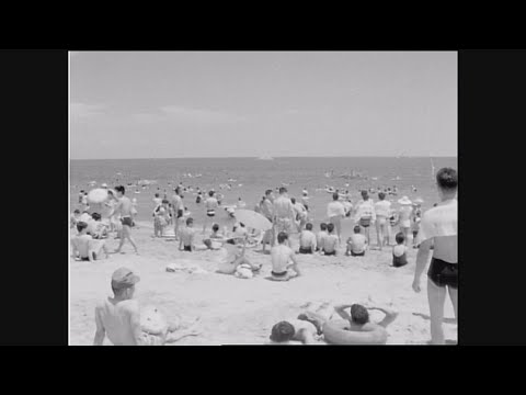 【懐かし映像】鼓ヶ浦海岸　海水浴場　三重県鈴鹿市【放送日1962年7月15日】