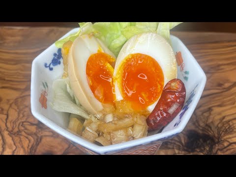 TikTokで話題の麻薬卵を作ってみた！想像以上に美味しくて、ビックリ！