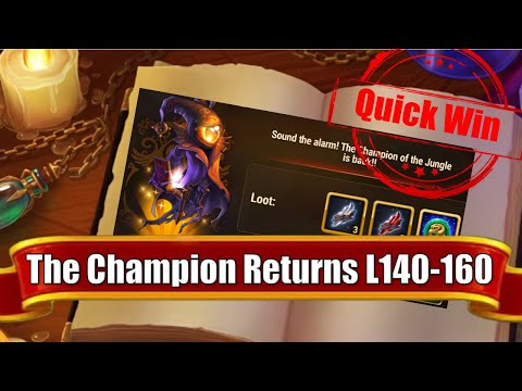 Hero Wars Heidi Event Miniboss The Champion Returns Level 140 to Level 160 | #herowars #herowarsweb