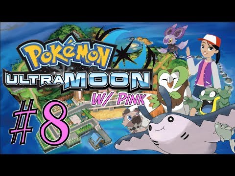 Pokemon UltraMoon w/Pink - WE FINALLY RIDE THE MANTINE! -