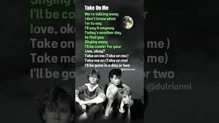 🌼Take On Me 1 | A-ha #80smusic #lyrics