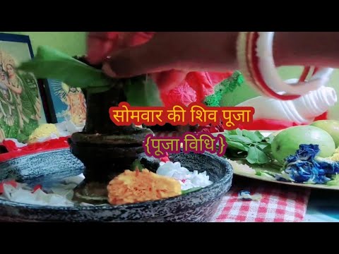 सोमवार के दिन स्पेशल शिव पूजा/Somwar ka Puja Vidhi/प्रातः शिव पूजाघरवा पढती में/Shiv Puja at home🪷