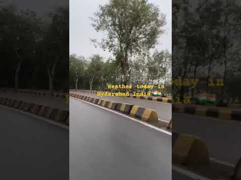 Cool Breezy & little Drizzle Weather #Hyderabad India || Kumar Exclusive