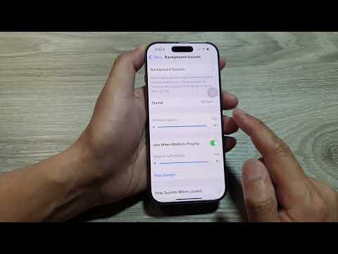 🔊 How to Increase/Decrease Background Sound Volume With Media Sound 🎶 | iPhone 16/16 Pro Max