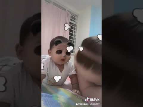 MCO 期间和宝宝一起玩 tiktok #1