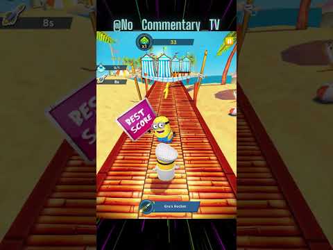 Minion Rush No Commentary Gameplay with Popstar Minion To Banana Paradise! #no_commentary_tv