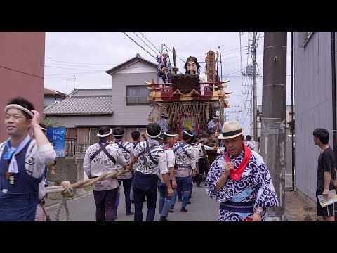 佐原の大祭2023夏　中日　田宿区の曳き廻し