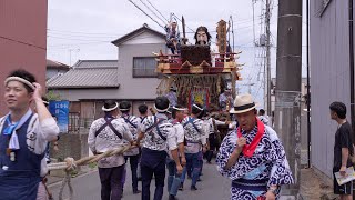 佐原の大祭2023夏　中日　田宿区の曳き廻し