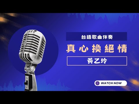 真心換絕情(台) - 黃乙玲  KTV伴奏版 (Karaoke Version)