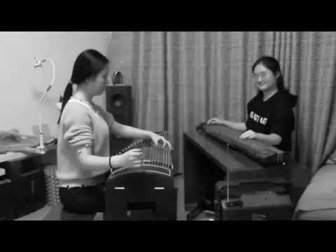 A thousand sparks of sparks improvised by the kuqin and the guzheng 千本樱  古琴和古筝即兴碰撞出的火花