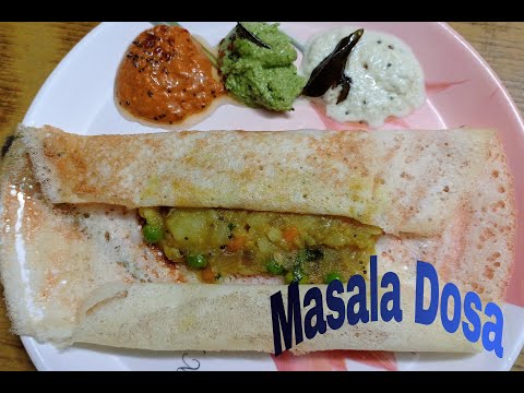 Masala Dosa in Tamil | Masala dosa recipe in tamil | Home made Masala Dosa  | மசாலா தோசை