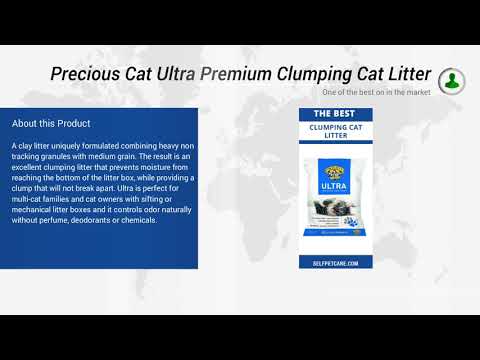 Precious Cat Ultra Premium Clumping Cat Litter