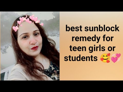 last part of secret sunblock remedy for students + teen girls🥰💞 #maabettikitips