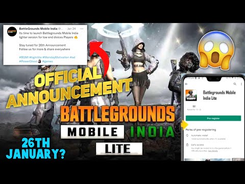 BGMI Lite Officials Announcement Trailer | Pre Registration Bgmi Lite? | Bgmi Lite Release Date