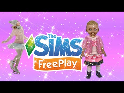 NEW HAIRSTYLES All my sims kids got winter makeovers , ICE skating ...sims FREEPLAY