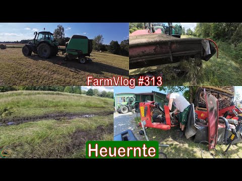 Farmvlog #313: Heuernte unter erschwerten Bedingungen